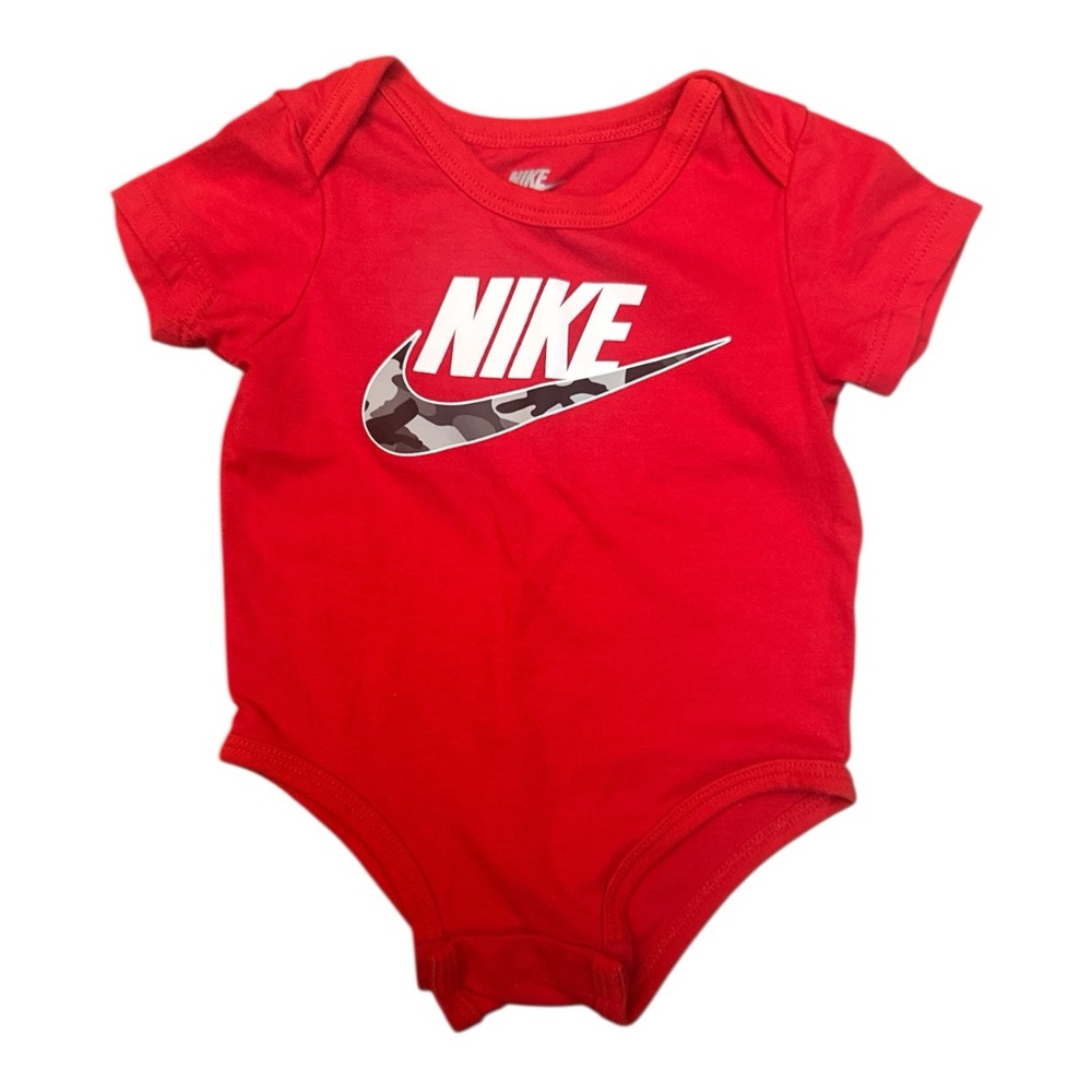 Nike Bold Red Infant Bodysuit